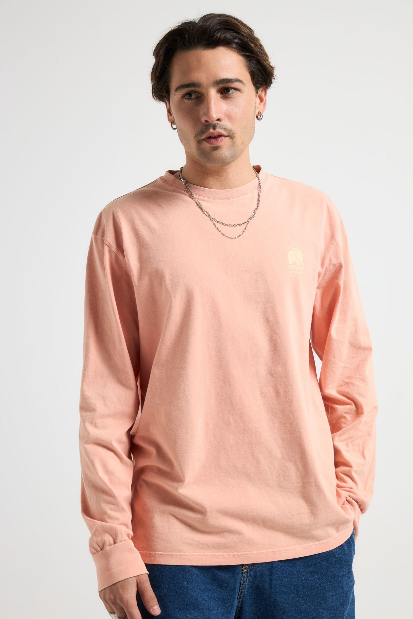 Escollera Long-Sleeved T-Shirt Bougainvillea Blush