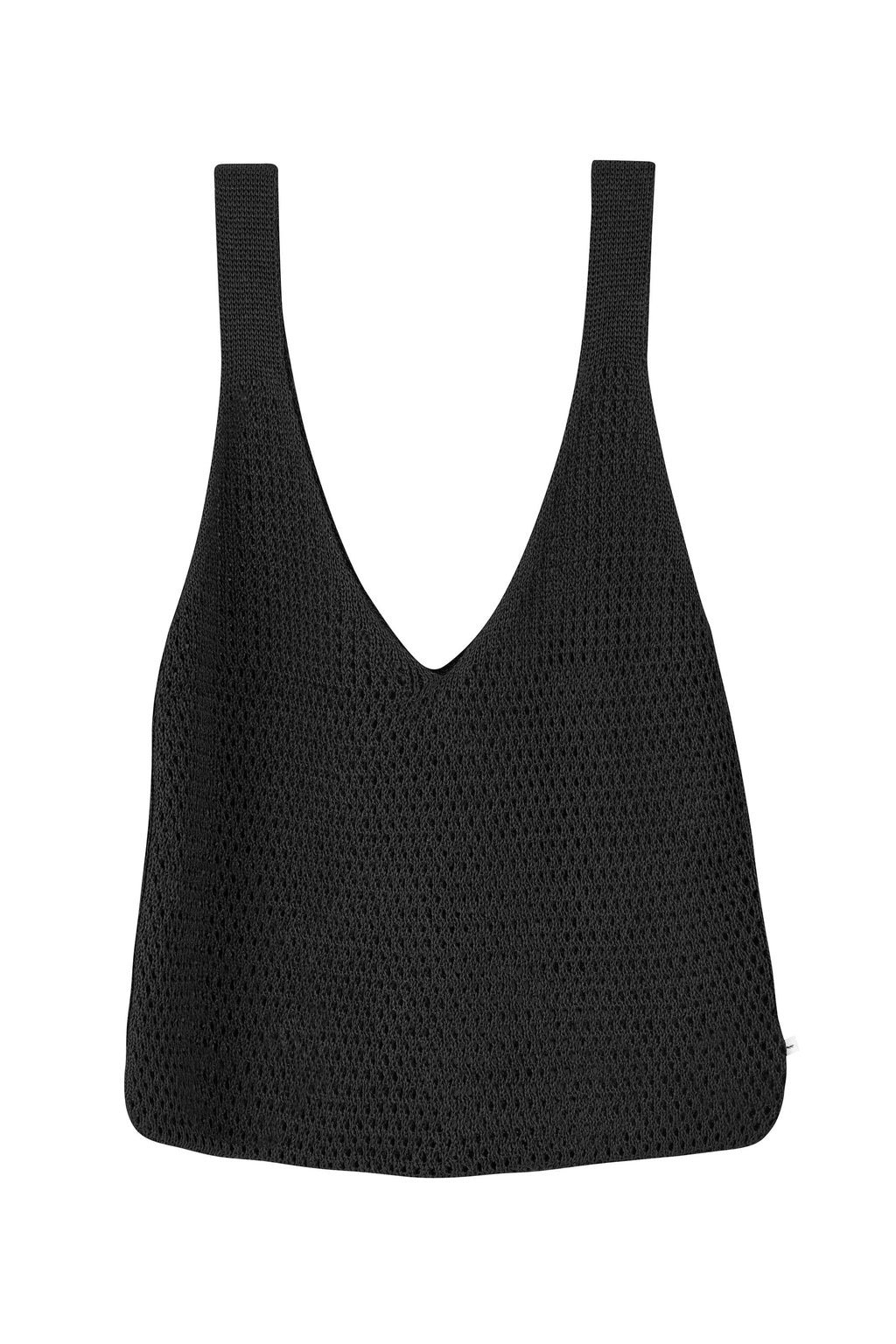 Mare 100% Linen Summer Bag Black