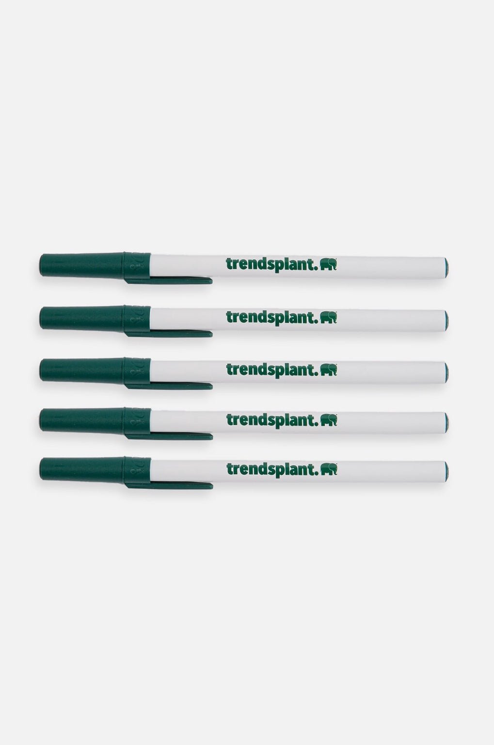 Logo BIC® Eco Ball Pen 5 Pack White/Trendsplant Green