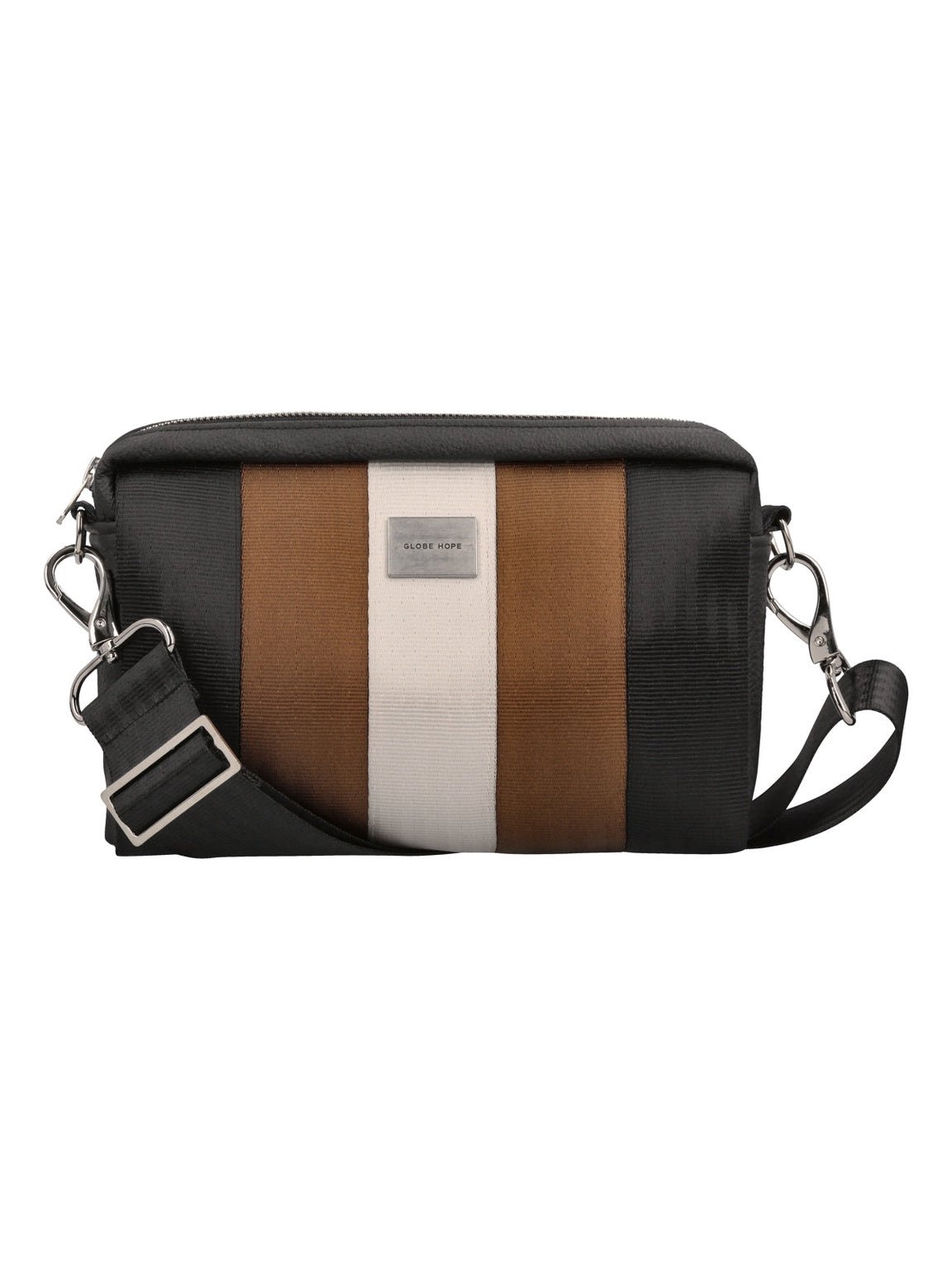 Kaste Raita Bag Black-russian Brown-light Grey