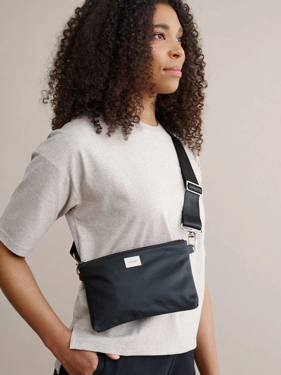 Pilvi Bag Black Leather