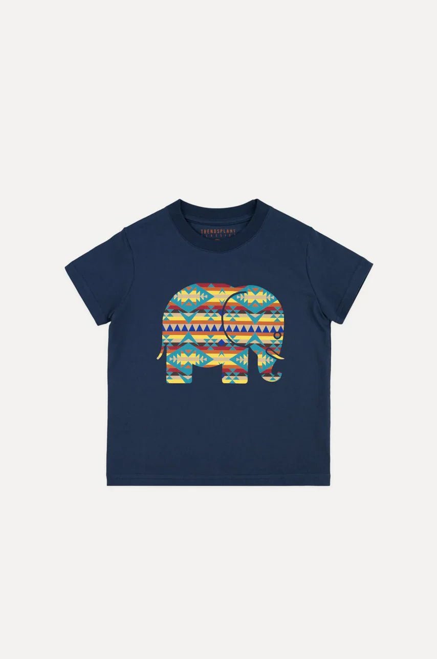Kid's Organic Navajo Classic T-Shirt Trendsplant Blue