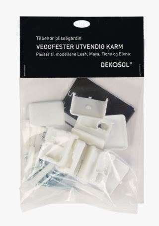 Lisäkiinnikkeet ikkunakarmille kehys valkoinen
