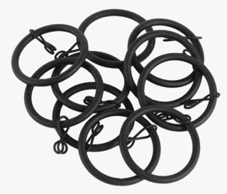 Ringer 3mm verhorenkaat 10 kpl musta