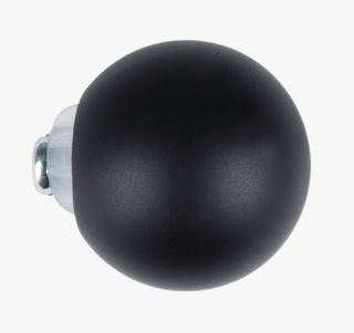 BALL päätykappale, 2 kpl musta