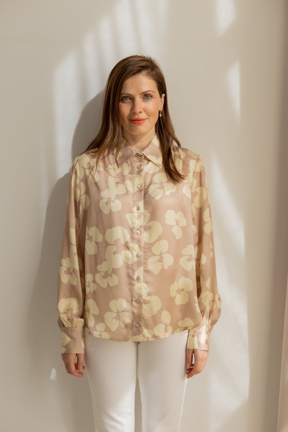 Noel Kukka Kauluspaita Beige