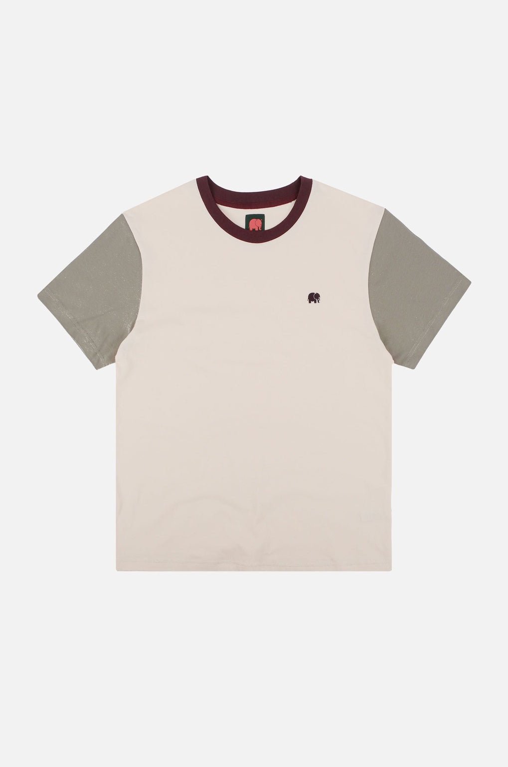 Color Block T-Shirt Pale Glow/Iron Veil