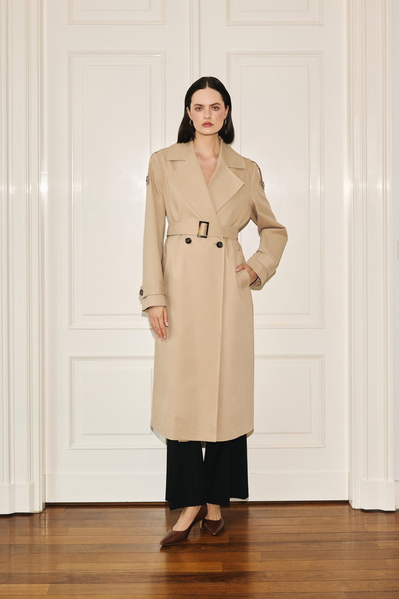 Urban Trench Coat Beige