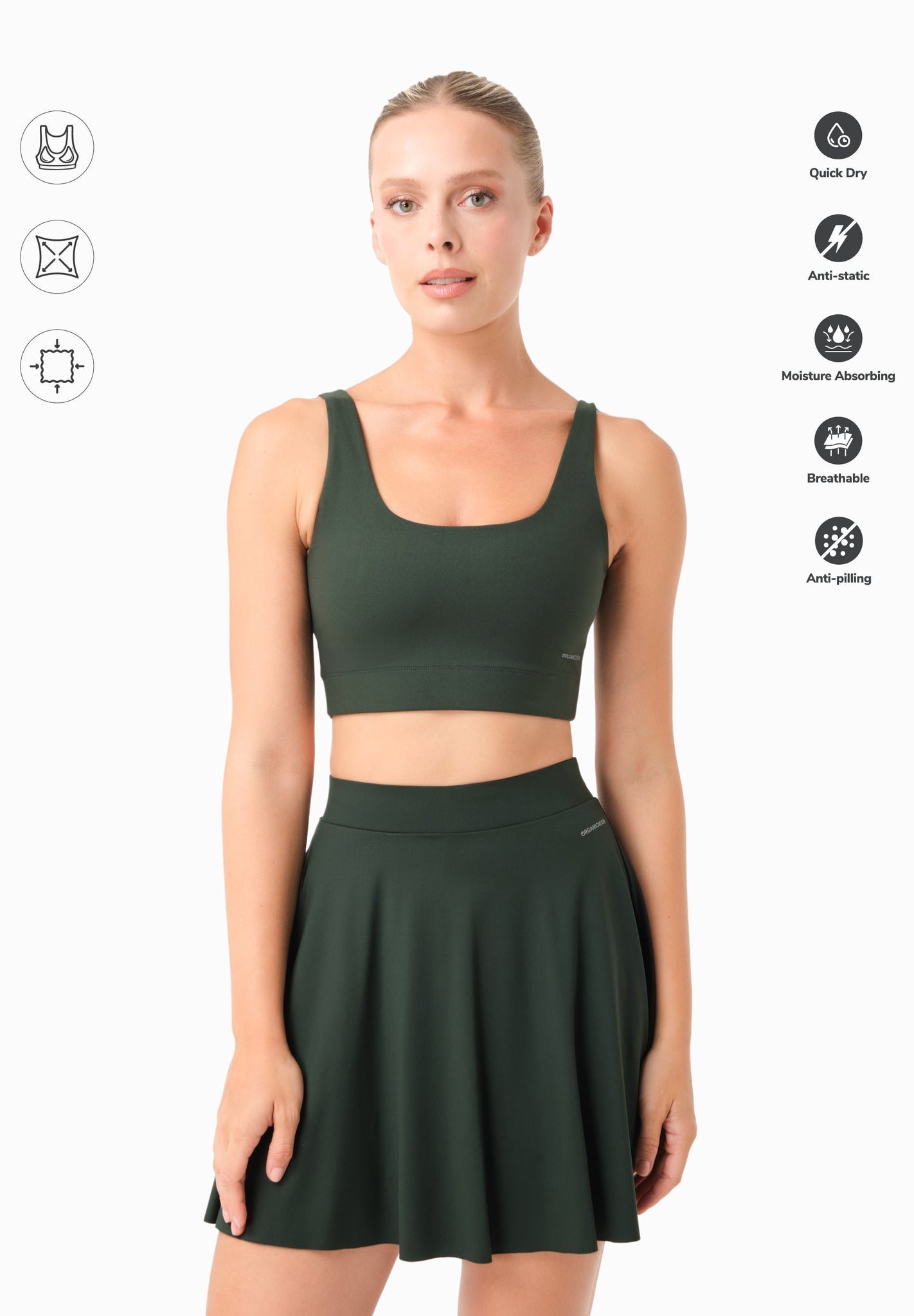Bess Sporty Bralette Amazonas Green