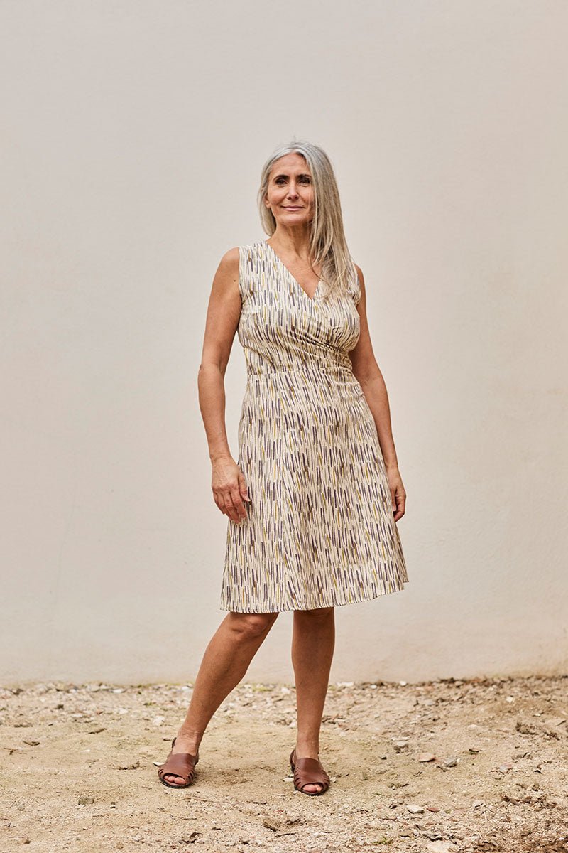 Fara Pellavamekko Beige Jungle