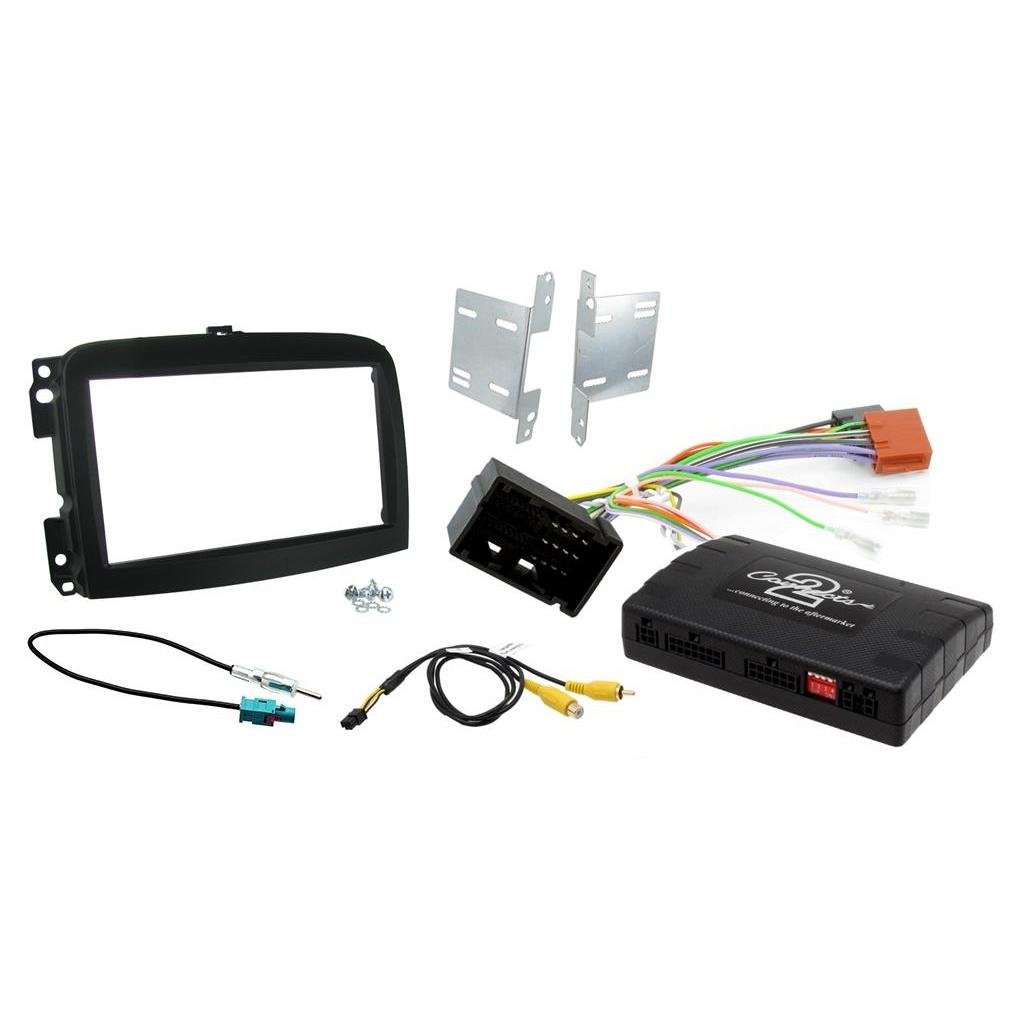 Fiat 500L 2-DIN soittimen asennussarja