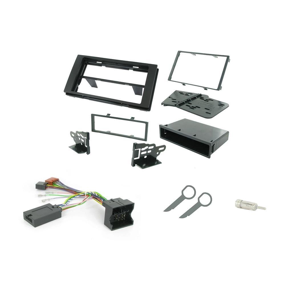 Ford C-Max/S-Max/Transit 2-DIN soittimen asennussarja (musta)