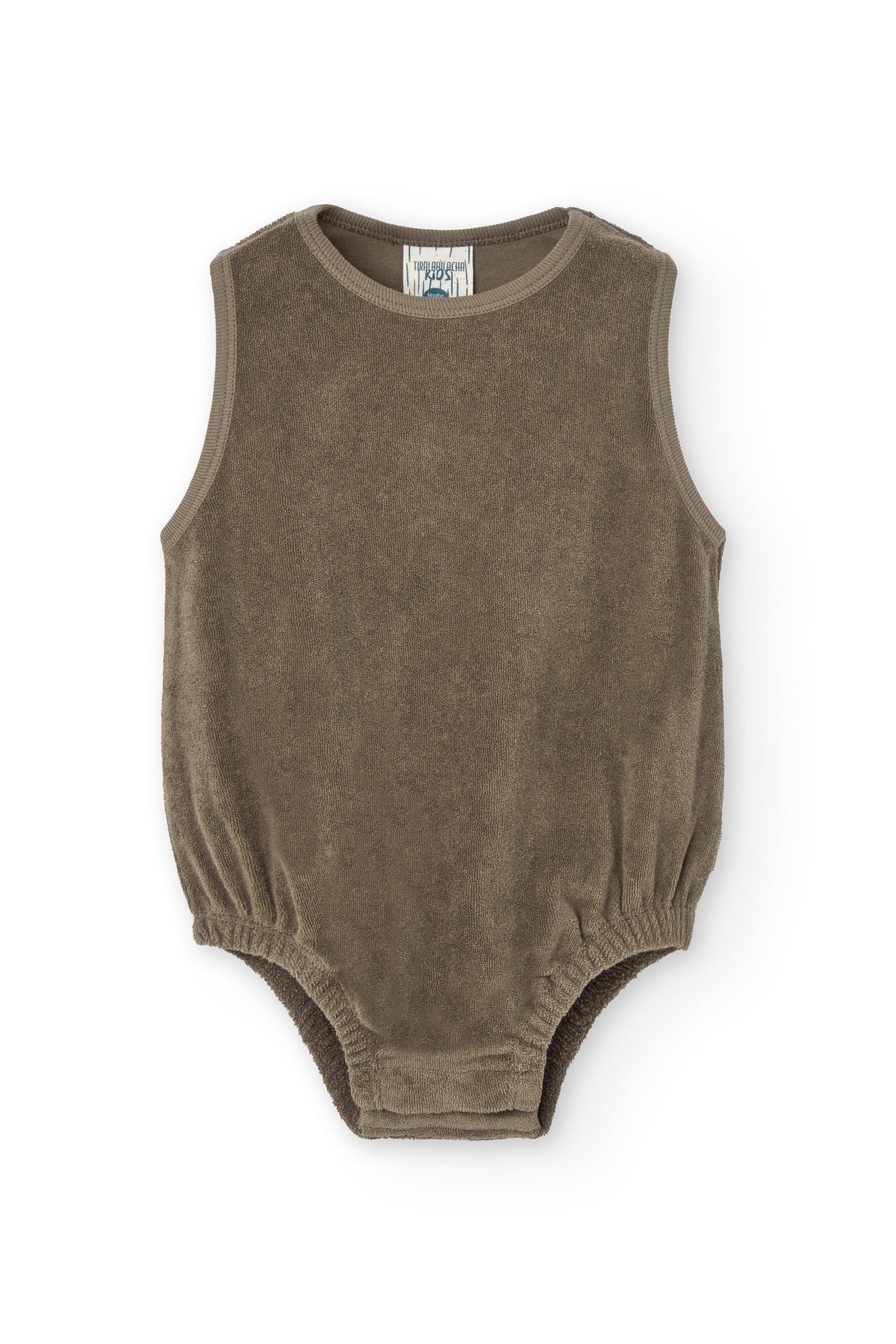Baby's Haoa Terry Romper Brown