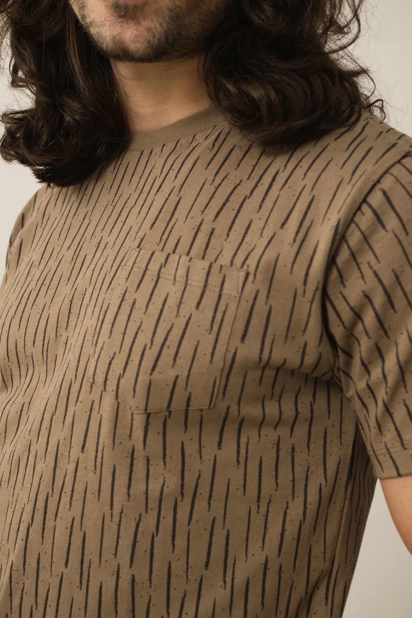 Men's Harriet T-Shirt Bark Brown