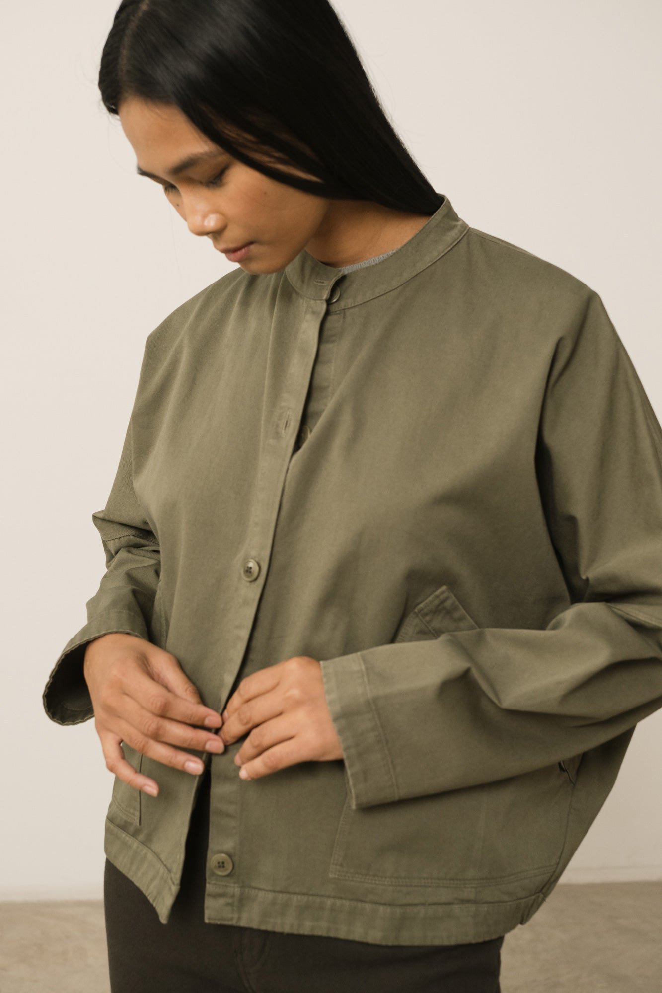 Henny Organic Cotton Jacket Green