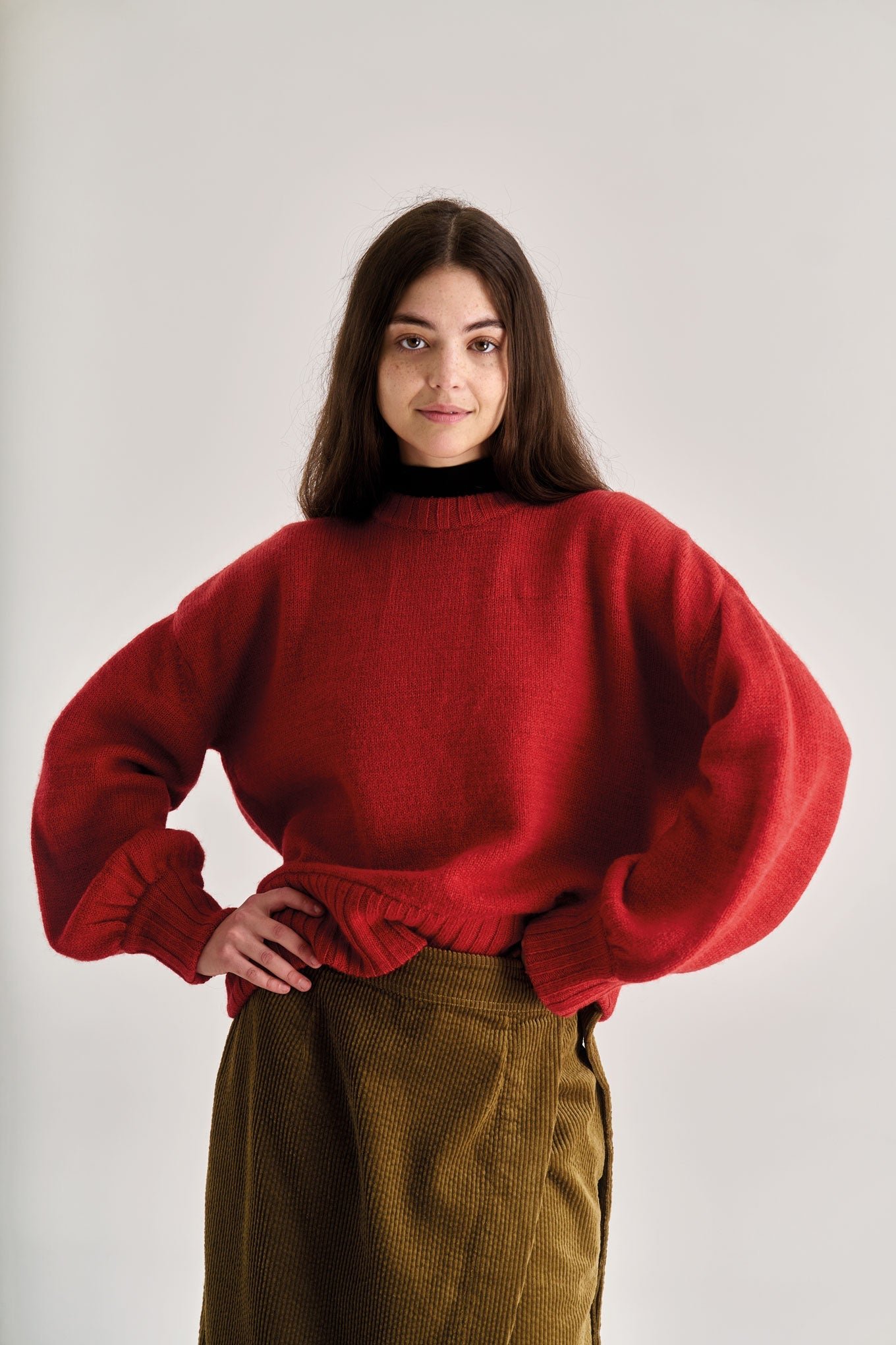 PALOMA Lambswool Jumper - Red