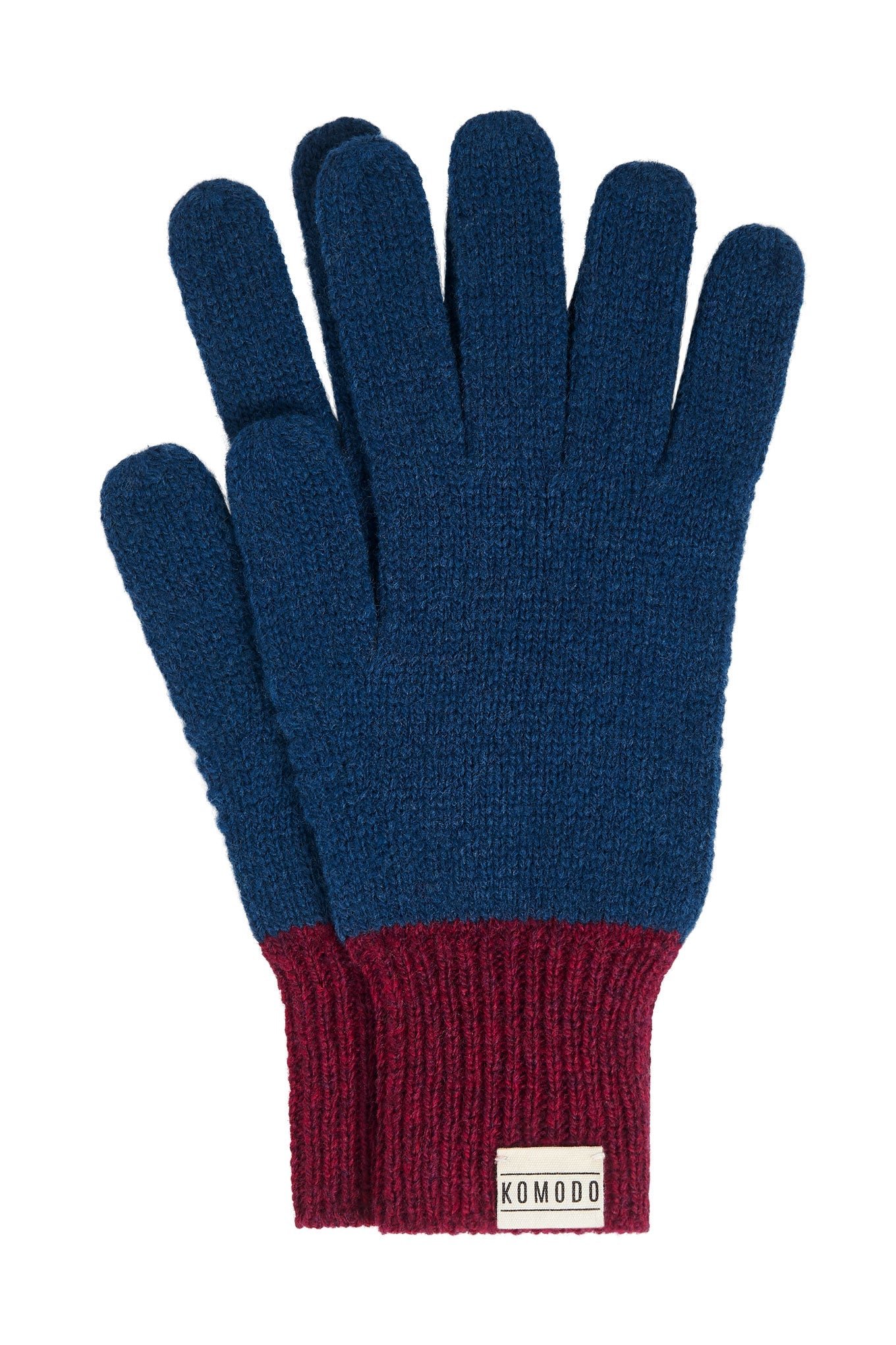 Primrose Merino Wool Gloves Sky Blue