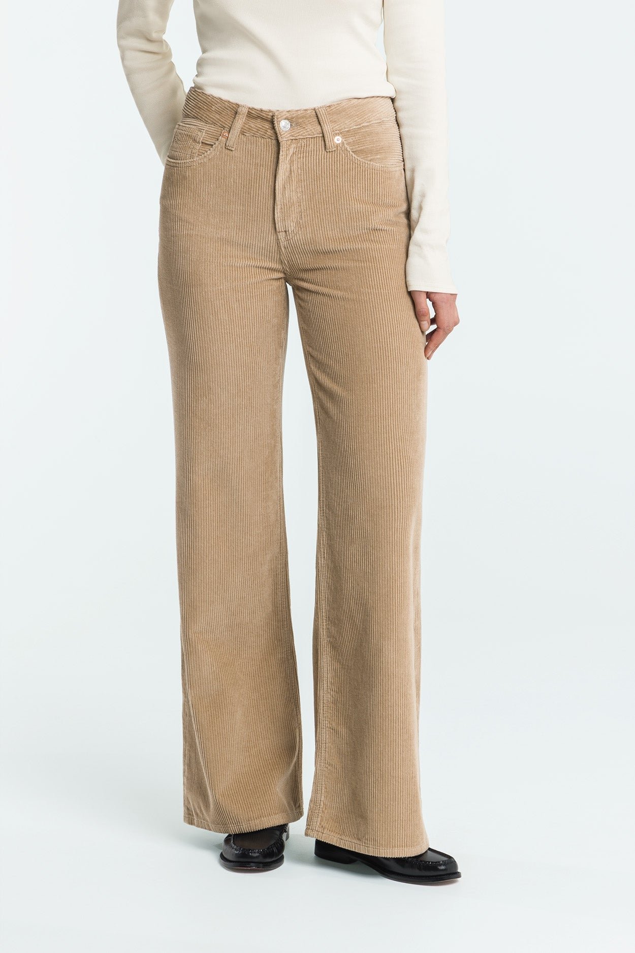 Jane Women's Corduroy Pants Silver Mink
