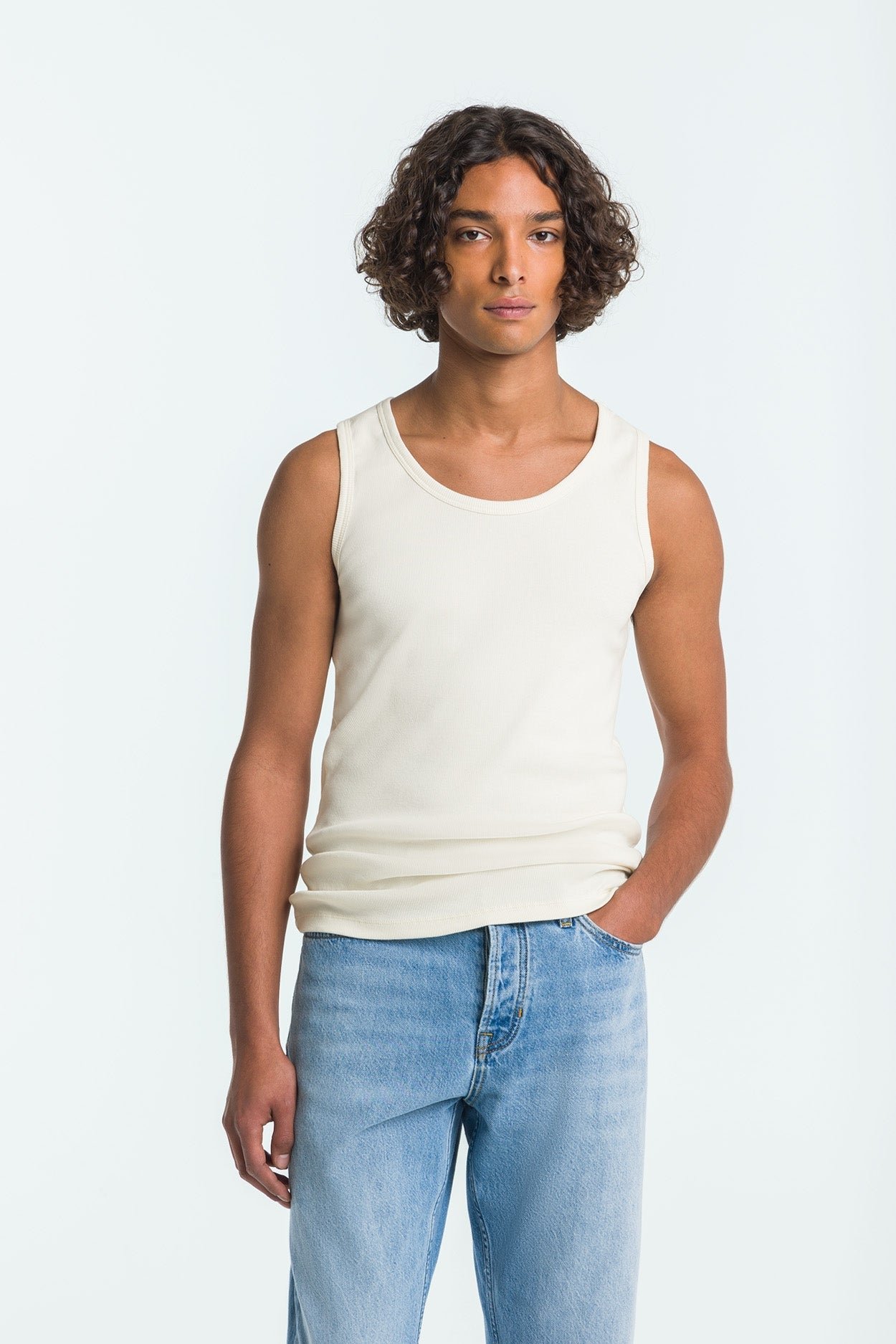 Hadrian Top Non Dyed White