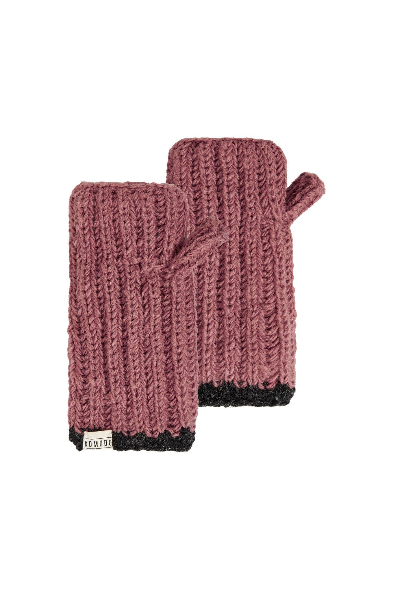 Rafi Rib Lamb Wool Gloves Dusty Rose