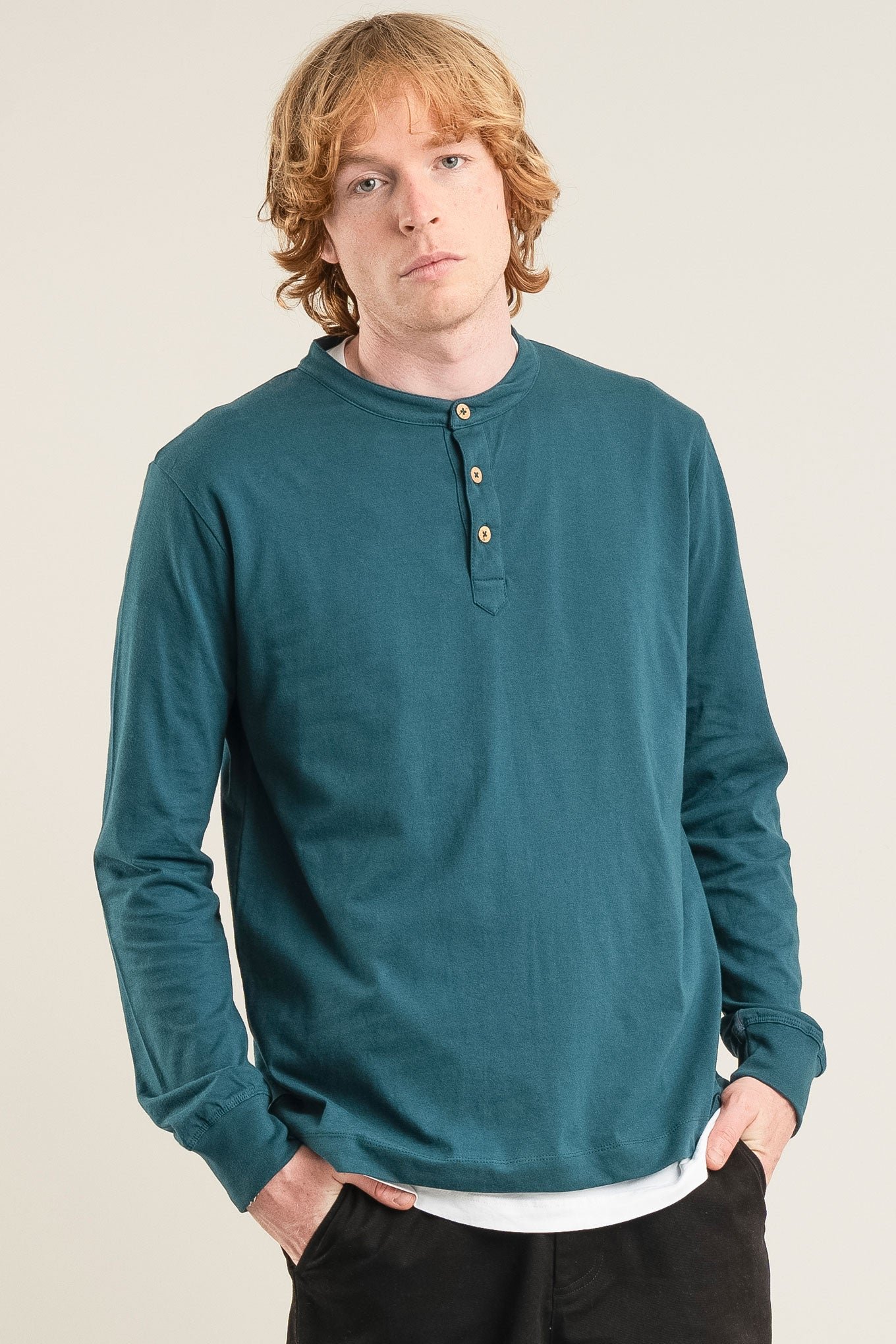 Arlo Organic Cotton T-Shirt Teal