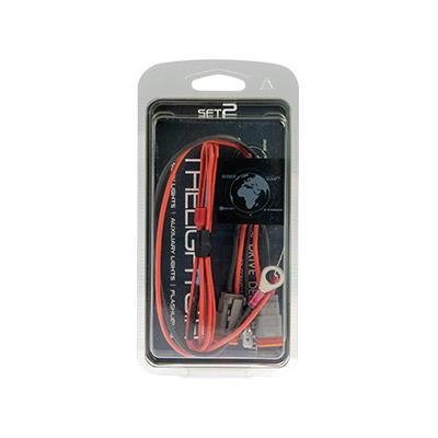 Kytkentäsarja kahden lisävalon asennukseen, DT2-liittimet