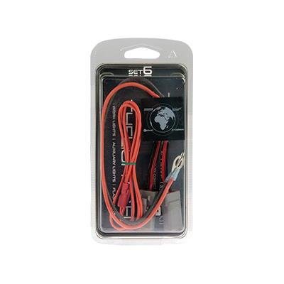 Kytkentäsarja kahden lisävalon asennukseen, DTP2-liittimet