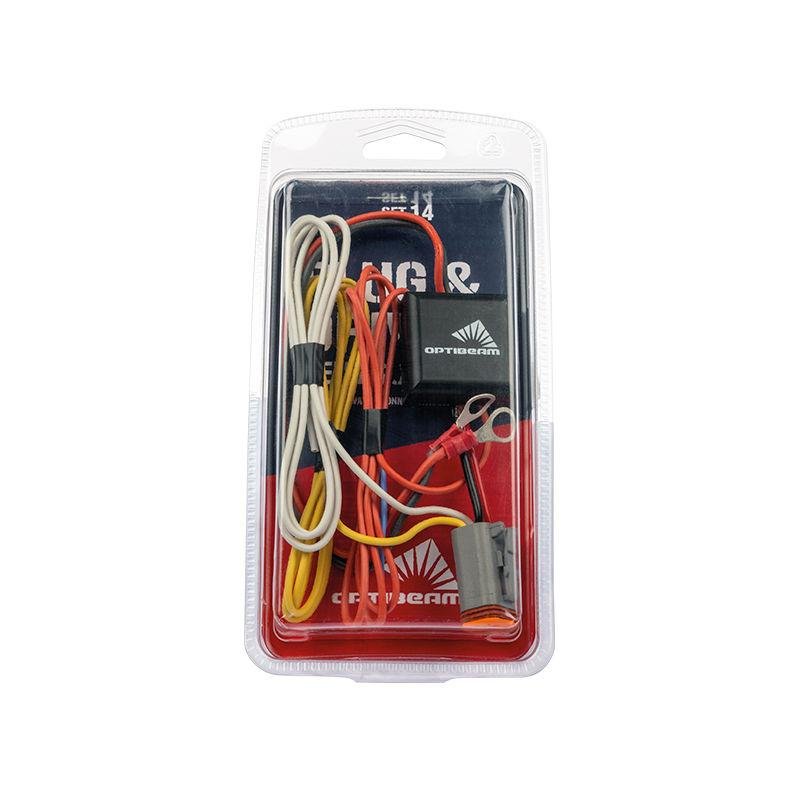 Kytkentäsarja yhden parkki lisävalon asennukseen, DT4-liitin