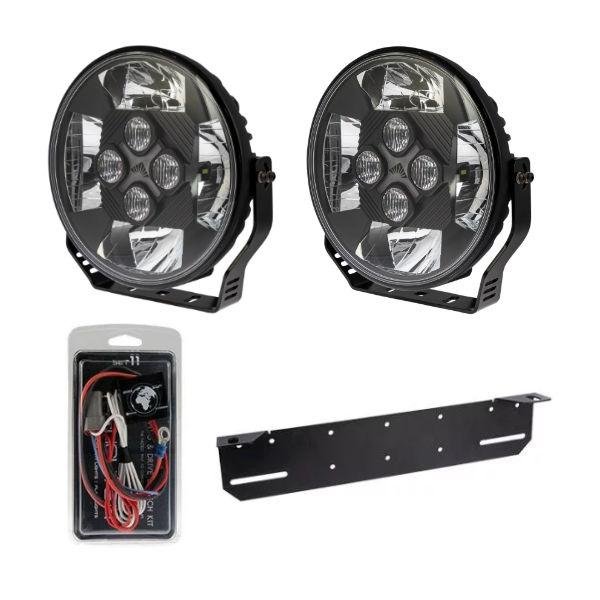 LED-lisävalosetti Optibeam Se7en X2