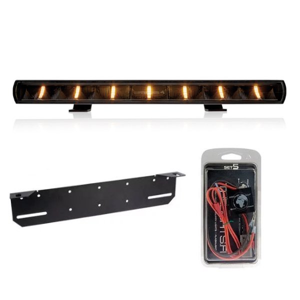 LED-lisävalosetti Optibeam Super Captain One 600 Curved