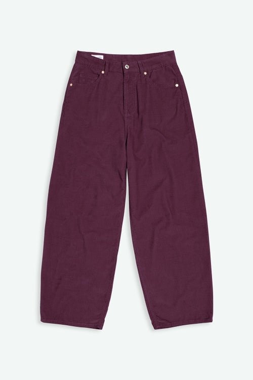 Leila Women's Corduroy Pants Mauve Wine