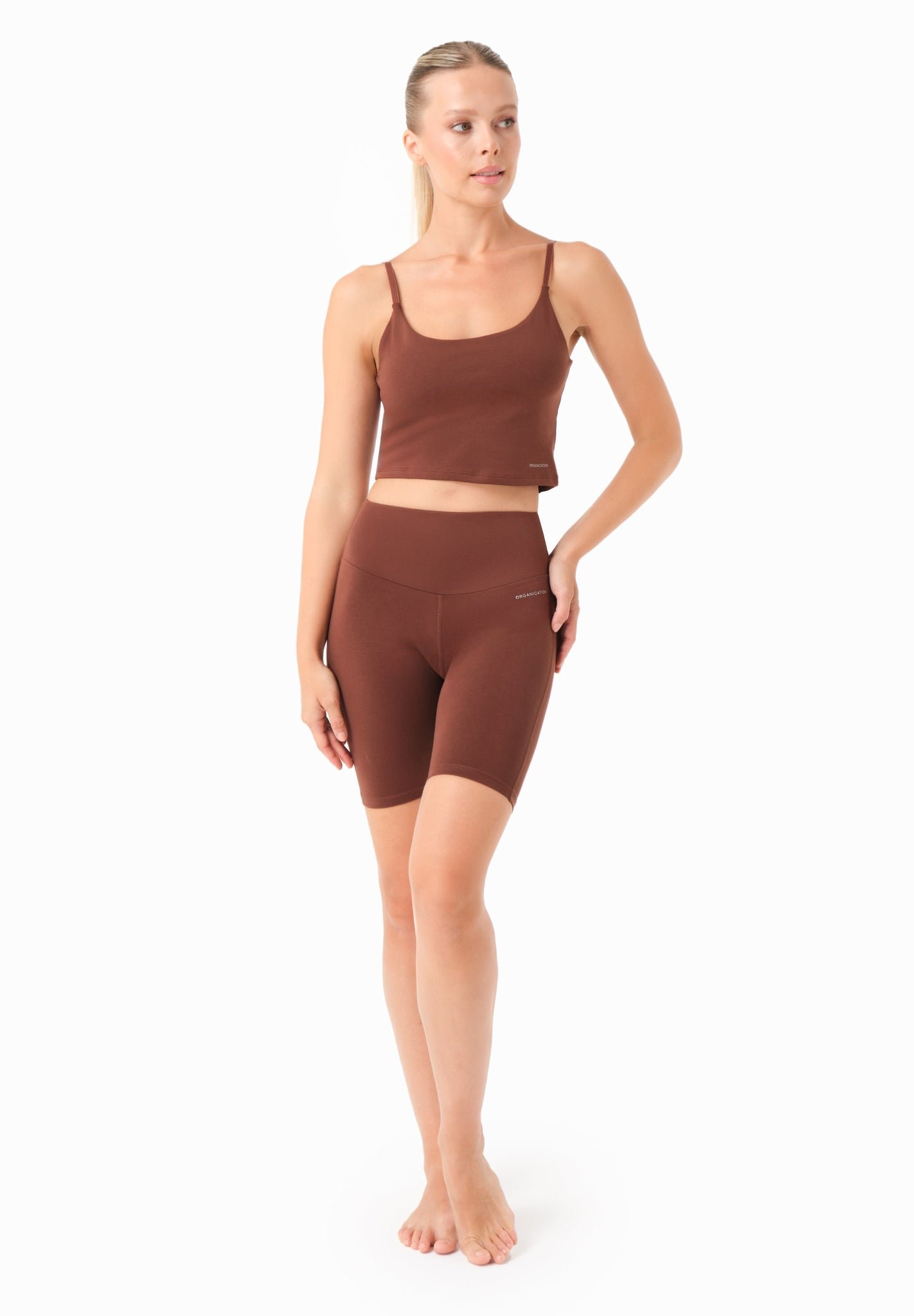 Lilly Biker Shorts Coffee Brown