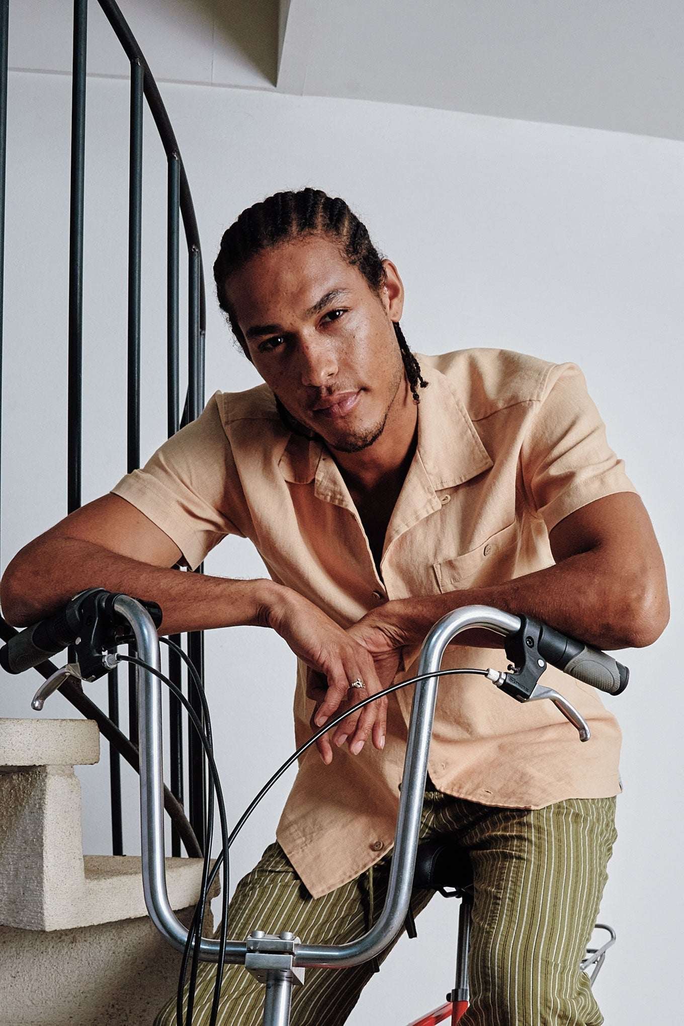 Spindrift Linen/Cotton Shirt Sand