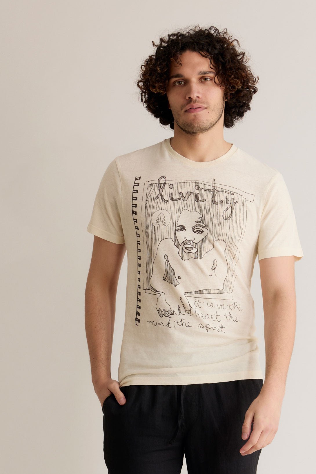 Livity Hemp T-Shirt Spirit Cream