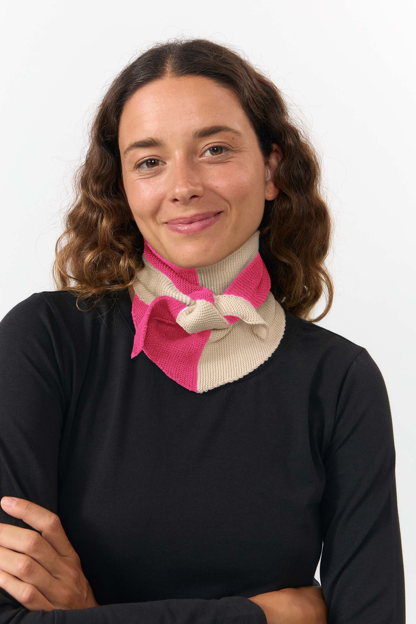 Alma Scarf Bicolor Pink