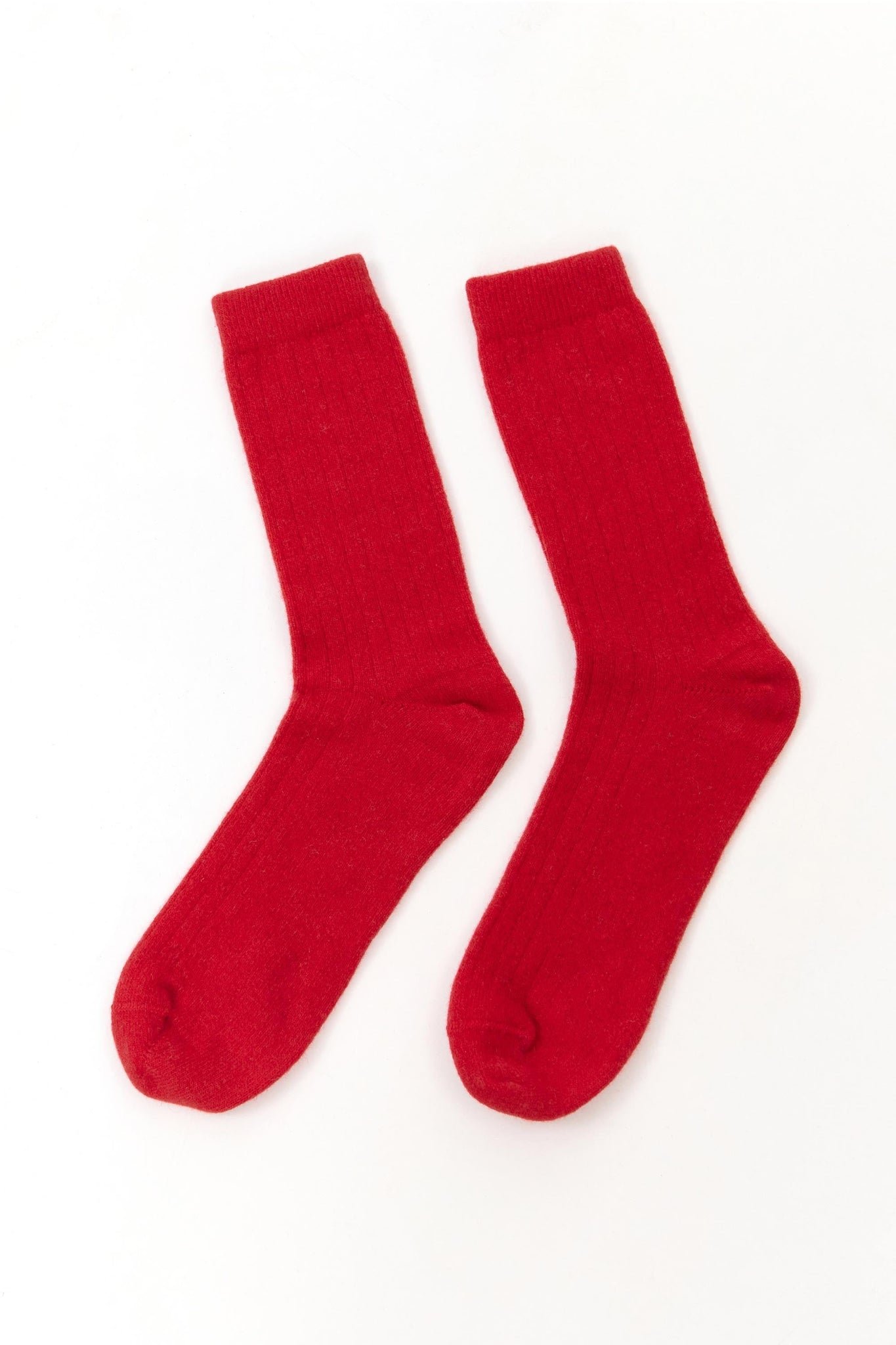 Lisos Wool Socks Red