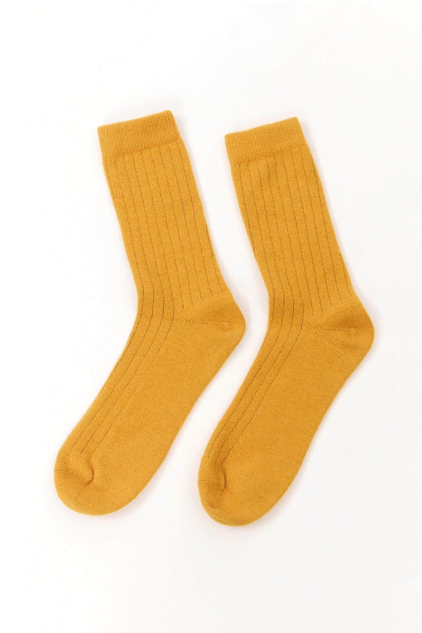 Lisos Wool Socks Mustard