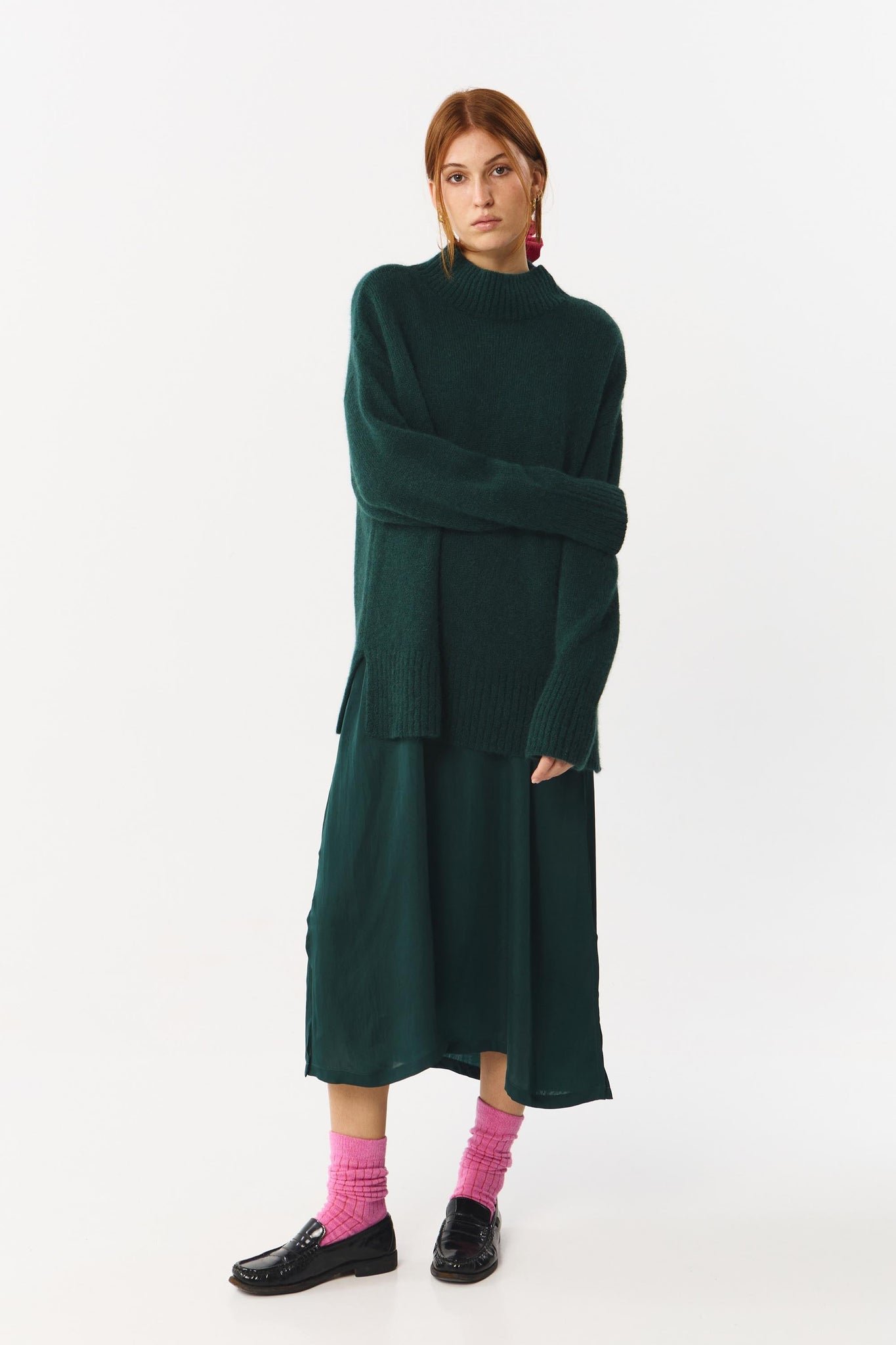 Nun Jumper Dark Green