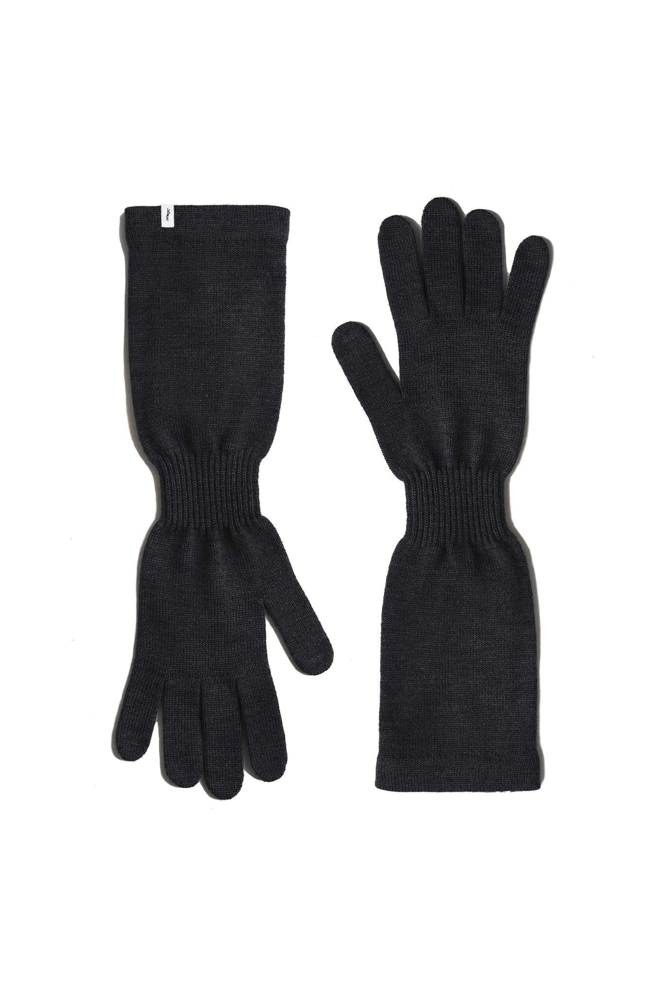 Via Merino Wool Gloves Black