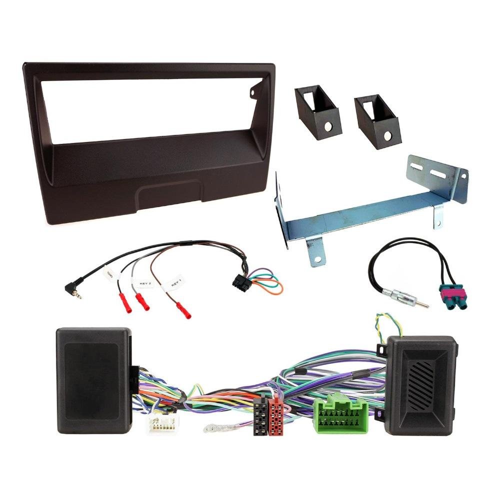 Volvo S40/V50/C70 2-DIN soittimen asennussarja