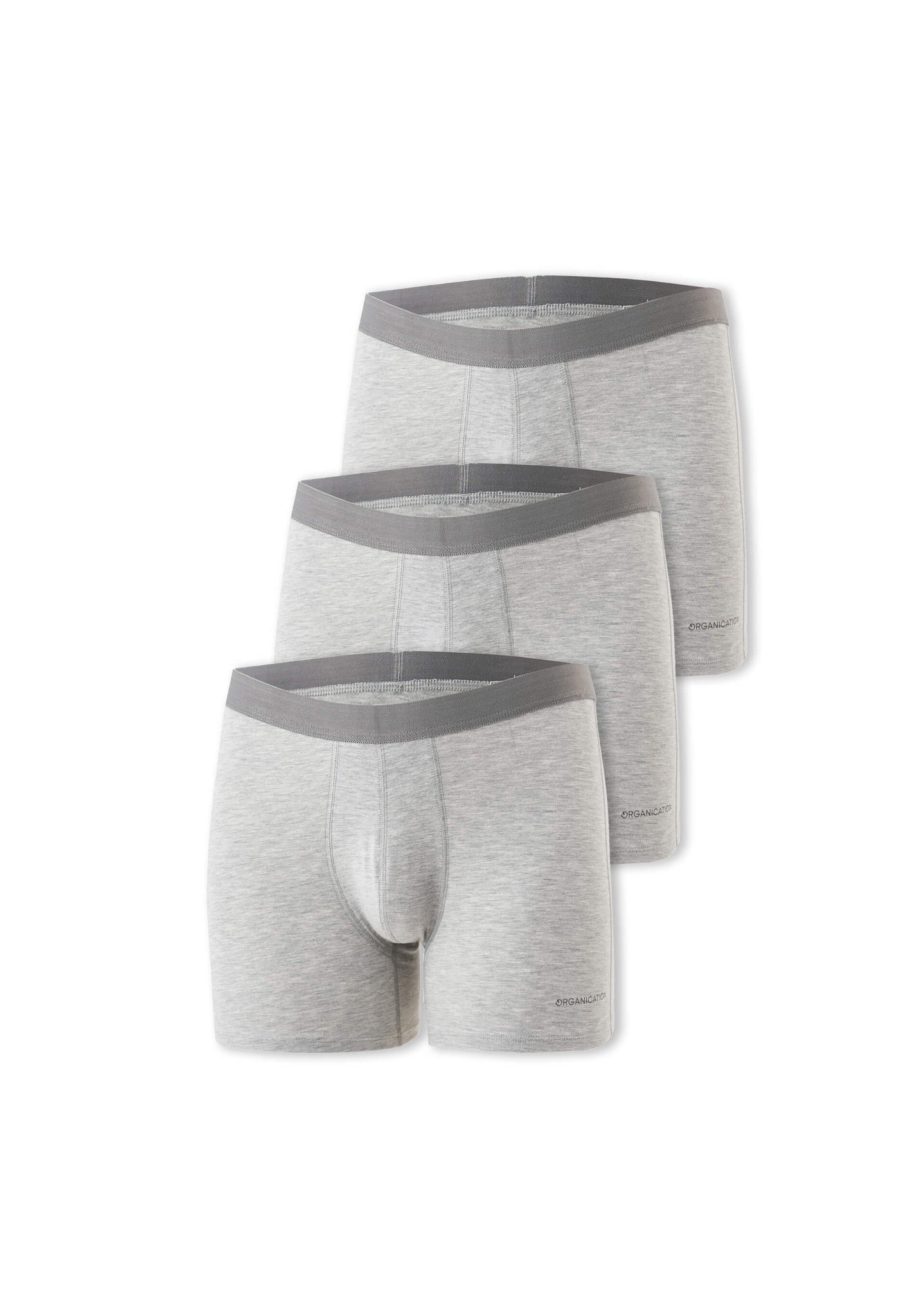 Brunno Boxer Brief 3-Pack Grey Melange