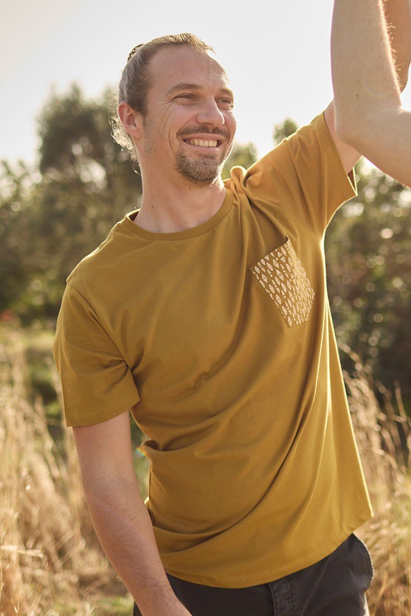 Men's Fer T-Shirt Jungle Mustard
