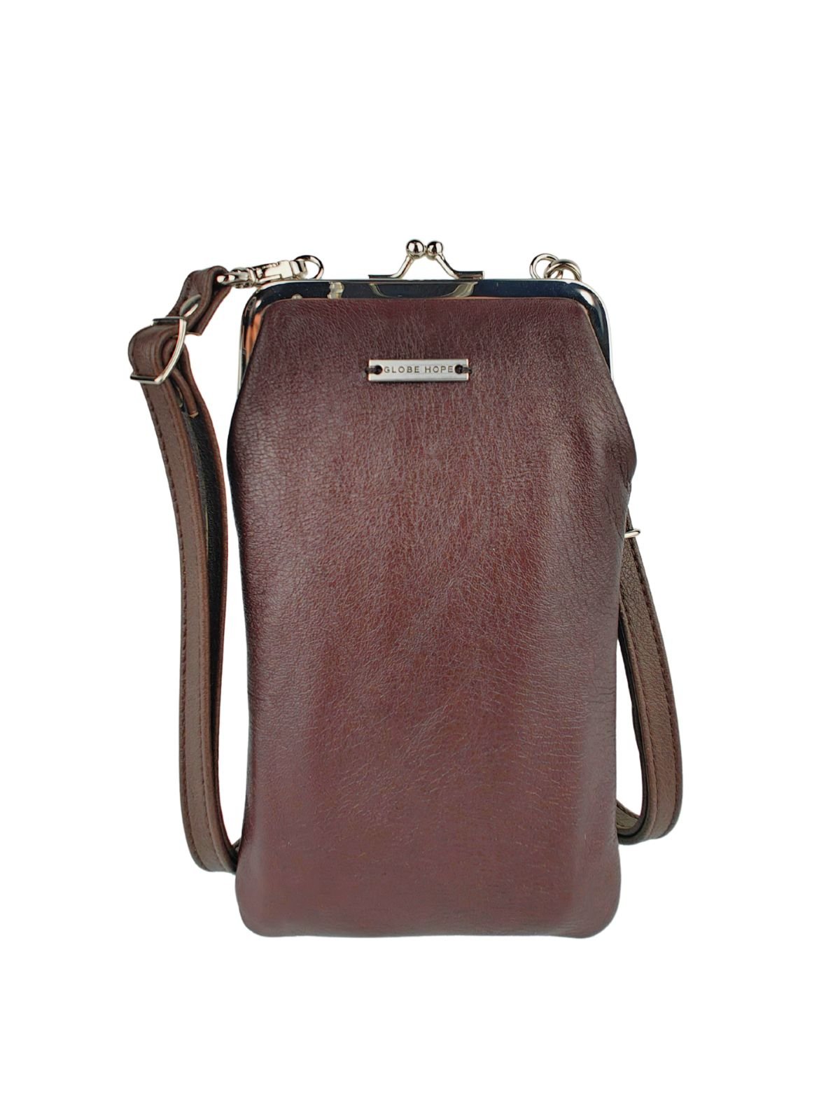 Vuotos Small Leather Bag Dark Brown