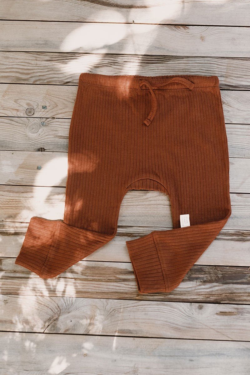 Baby's Joali Ribbed Pants Garnet Agate