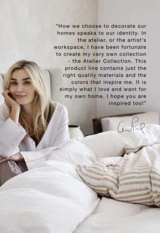 Atelier pellavaliina valkoinen