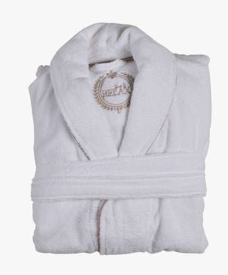 Lux kylpytakki valkoinen