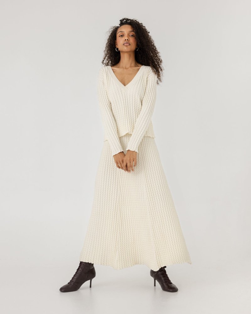 Vagos A-line Skirt Sea Salt