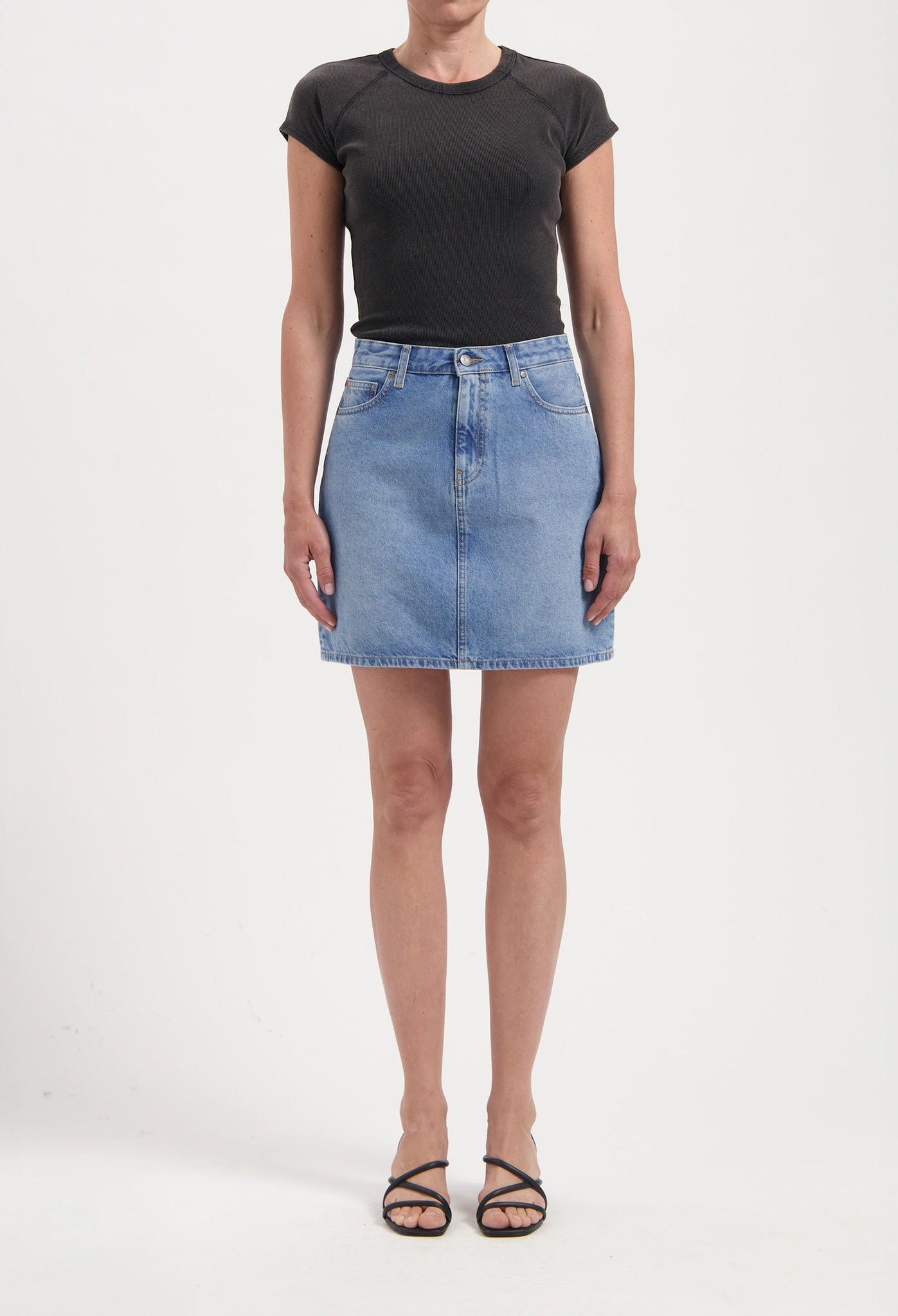 Audry Mini Skirt Light Stone Vintage