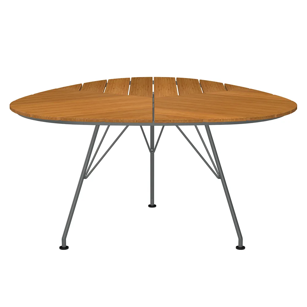 Houe, Leaf ruokapöytä 146x146 cm alumiini/bambu