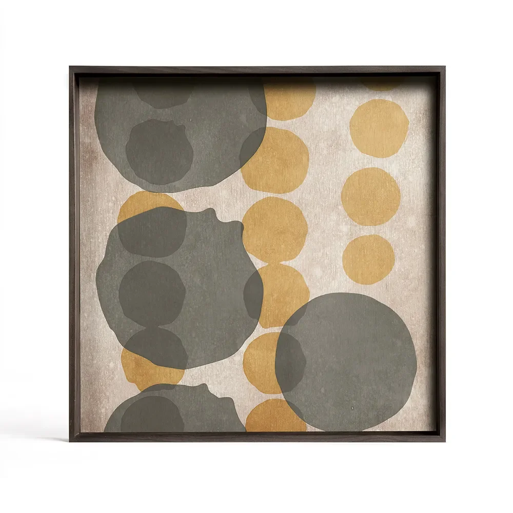 Ethnicraft, Layered Dots tarjotinta 51x51 cm